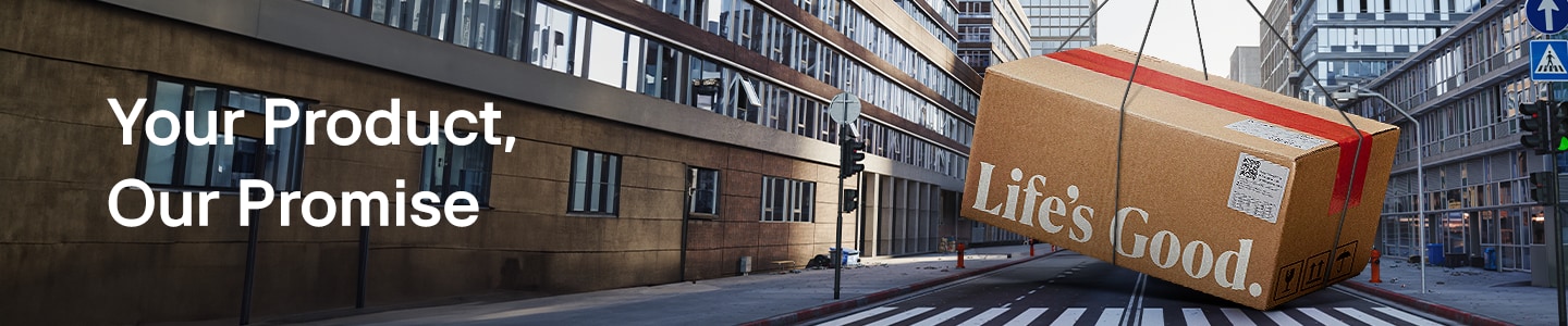 Your product, Our Promise